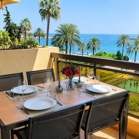 Vue Exceptionnelle Parking Prive Centre Clim Mobile Apartamento Menton